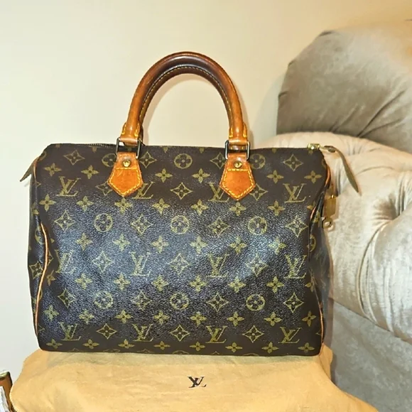 5 PCS Louis Vuitton Monogram Speedy 30 Handbag Bundle - Picture 1 of 17
